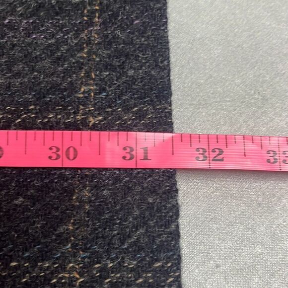 Pierre Cardin 42R Vintage 100% Wool Blazer Jacket Gray Windowpane Two Button - Picture 14 of 14